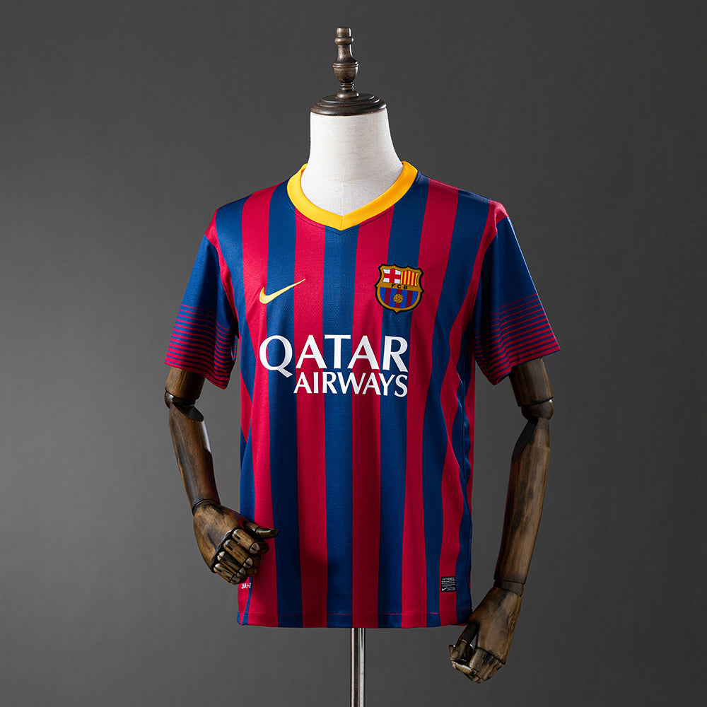 Barcelona 13-14 Home Retro Jersey detail