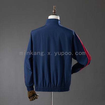 Bayern Munich 25-26 Reversible Jacket Windbreaker - Navy Blue detail