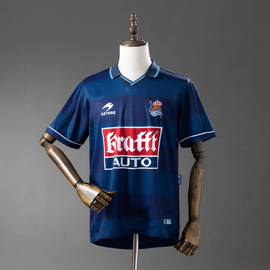 Real Sociedad 99-00 Away Retro Jersey detail