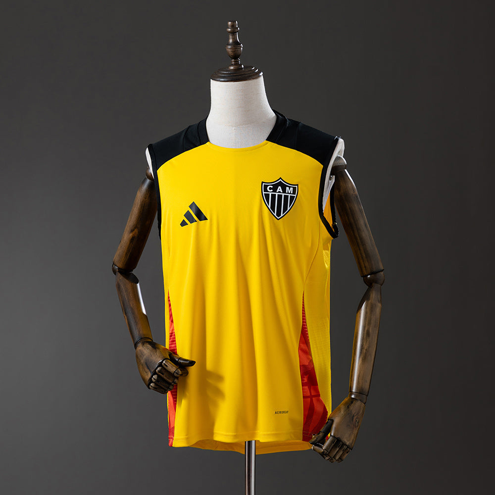 25-26 Atlético Mineiro Training Jersey Yellow detail