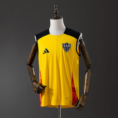 25-26 Atlético Mineiro Training Jersey Yellow detail