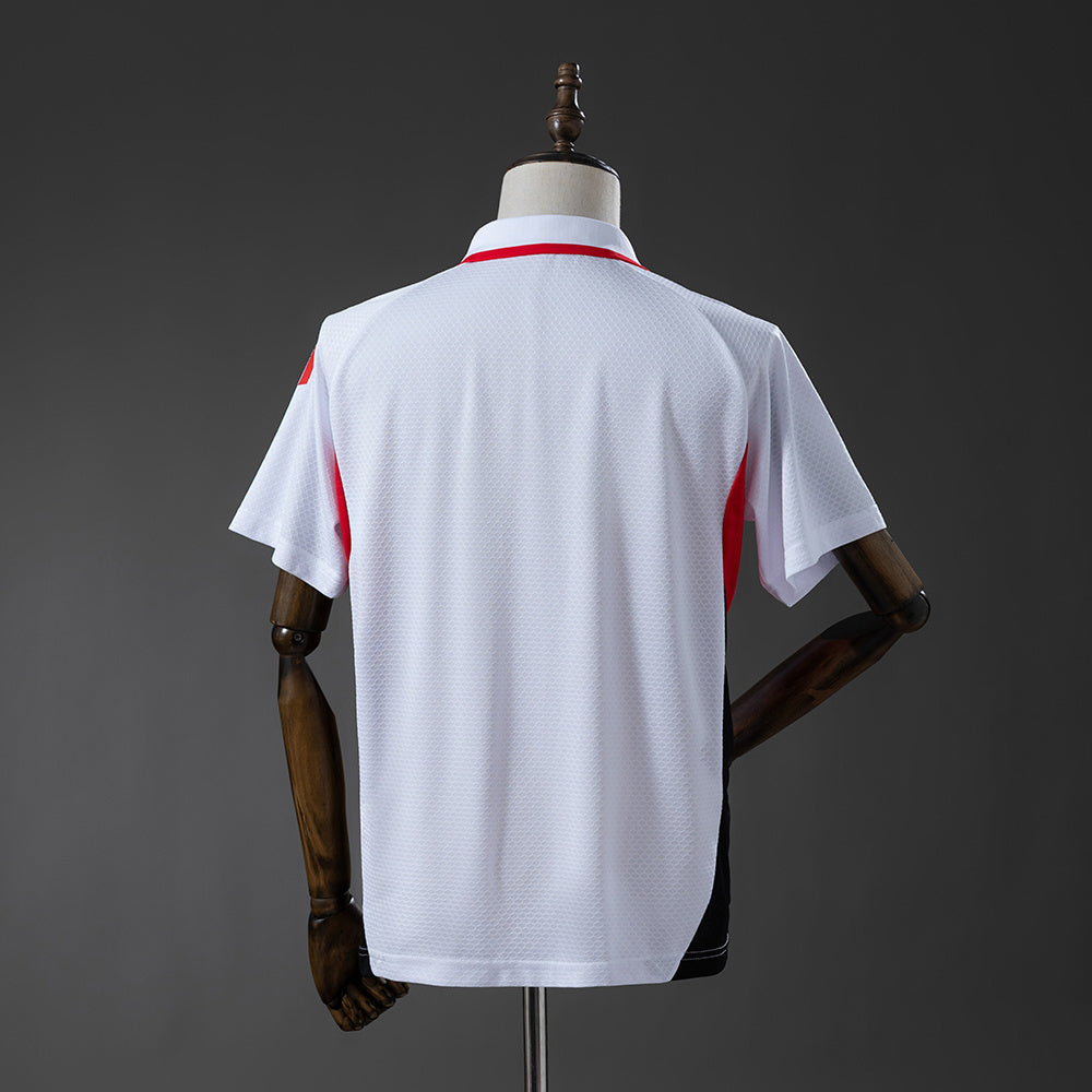 Bayern Munich 25-26 POLO - White & Red detail