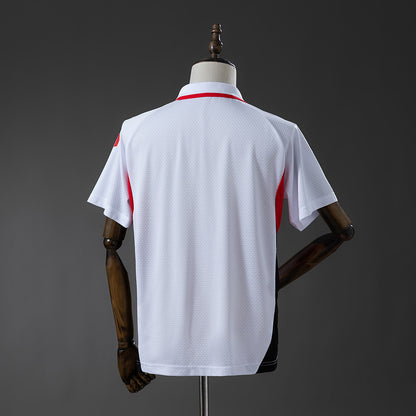 Bayern Munich 25-26 POLO - White & Red detail
