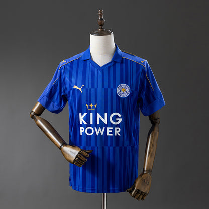 Leicester City 16-17 Home Retro Jersey detail