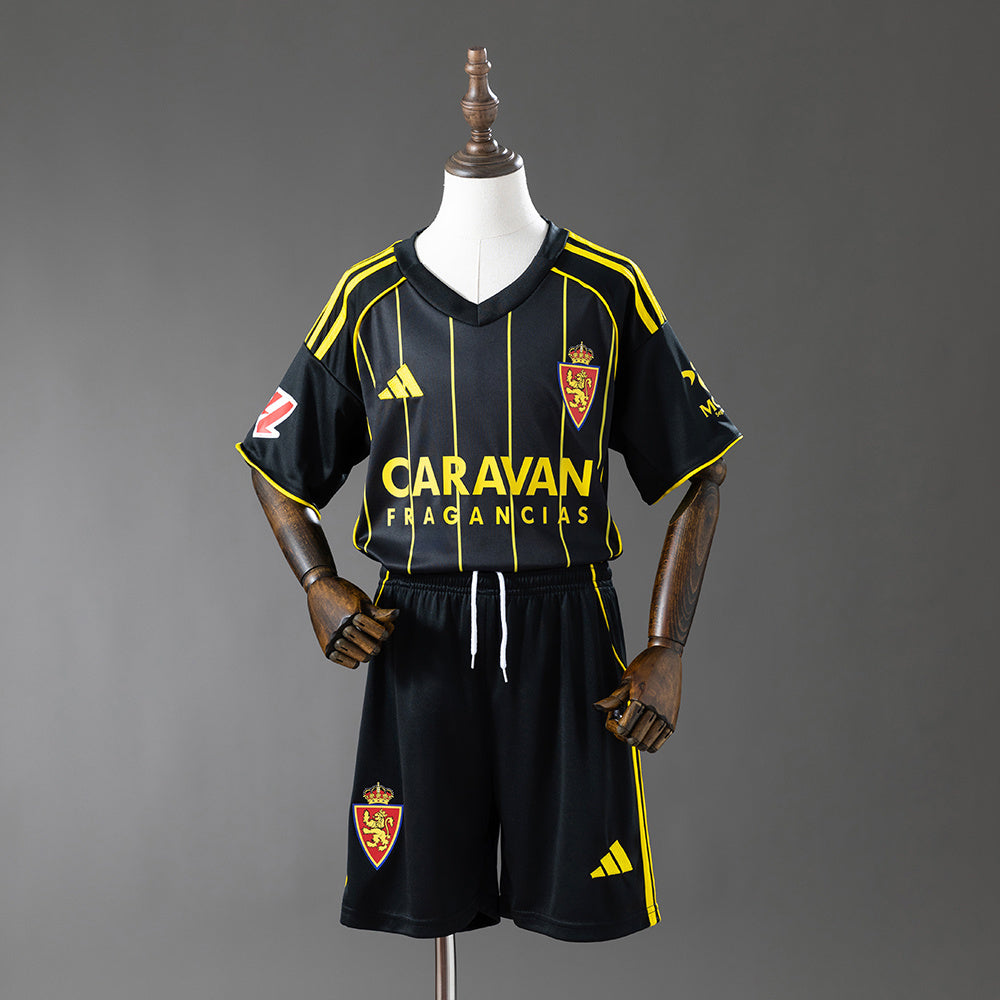 Zaragoza 25-26 Away Kids Kit Jersey detail