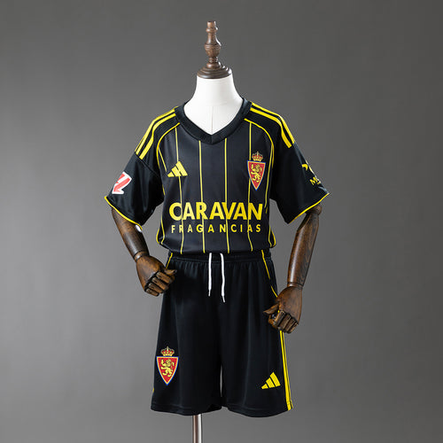 Zaragoza 25-26 Away Kids Kit Jersey detail