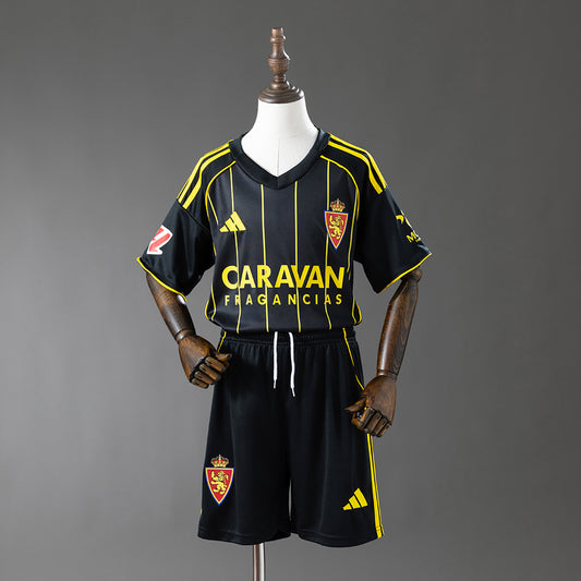 Zaragoza 25-26 Away Kids Kit Jersey detail
