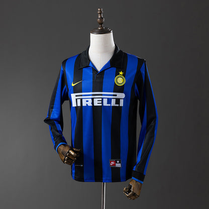 1998 models long-sleeved retro Inter detail