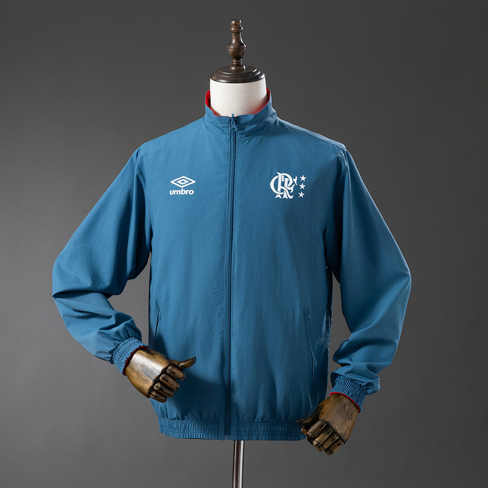 Flamengo Reversible Jacket Windbreaker - Red & Cyan detail