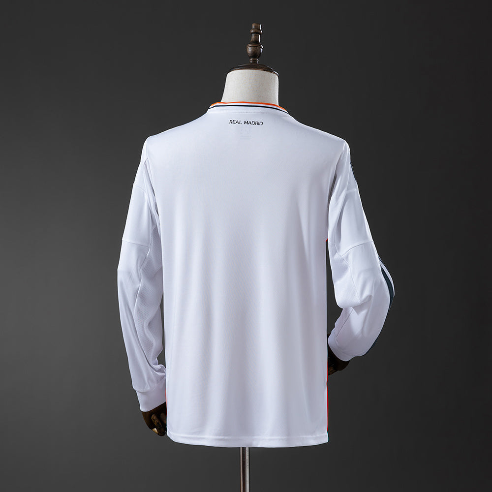 Retro Long Sleeve Real Madrid 13-14 Home