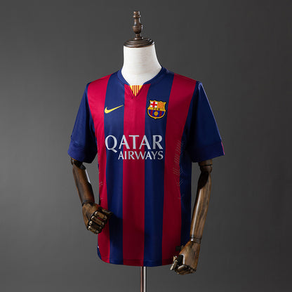 Retro Barcelona 14-15 home detail