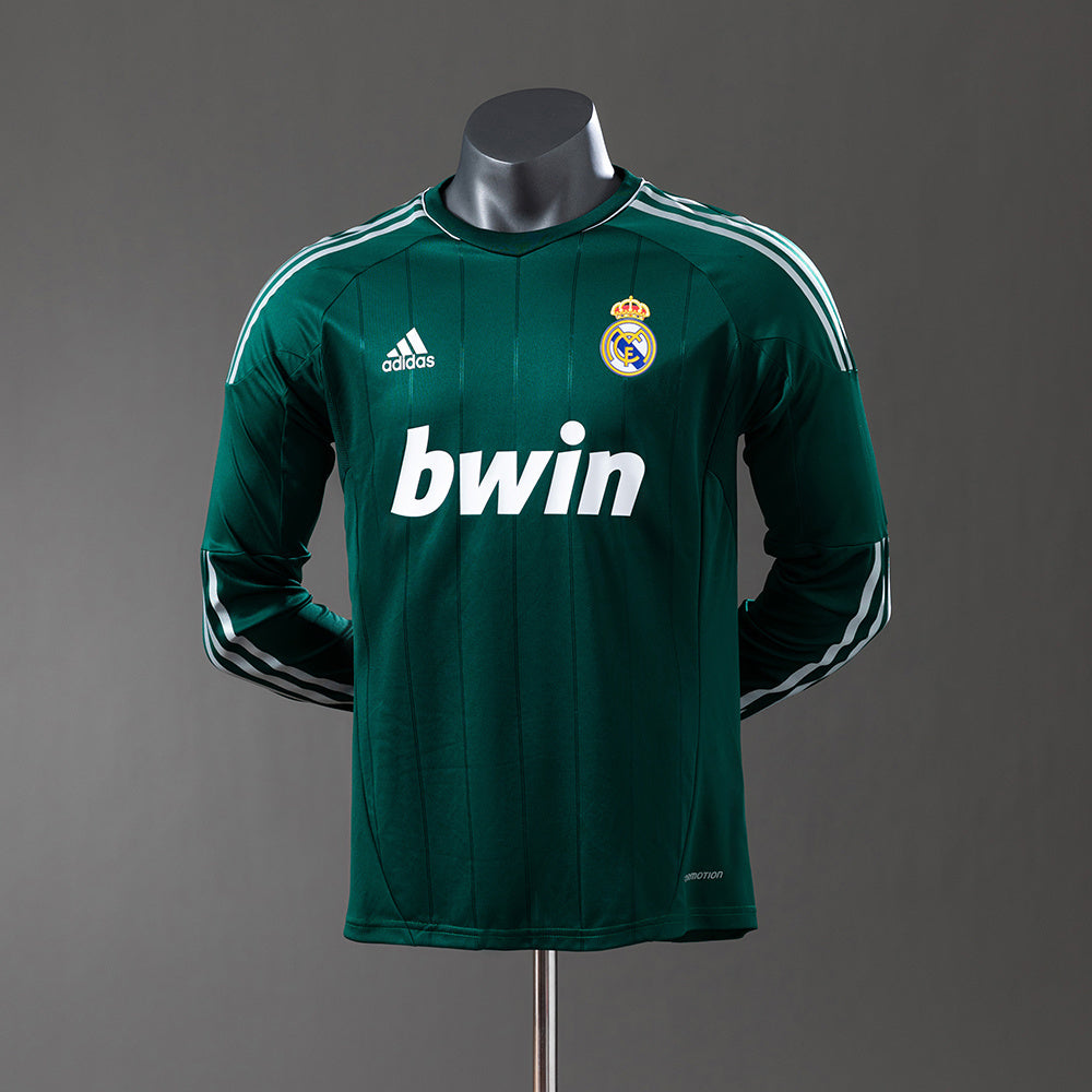 Real Madrid 12-13 Third Away Long Sleeve Player Version Retro Jersey detail