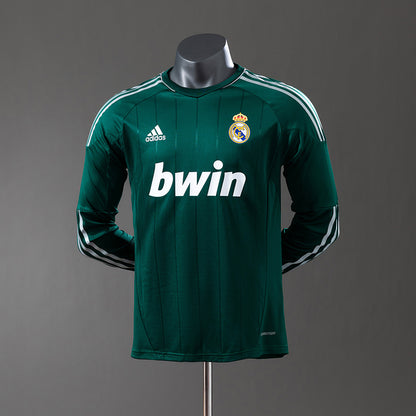 Real Madrid 12-13 Third Away Long Sleeve Player Version Retro Jersey detail