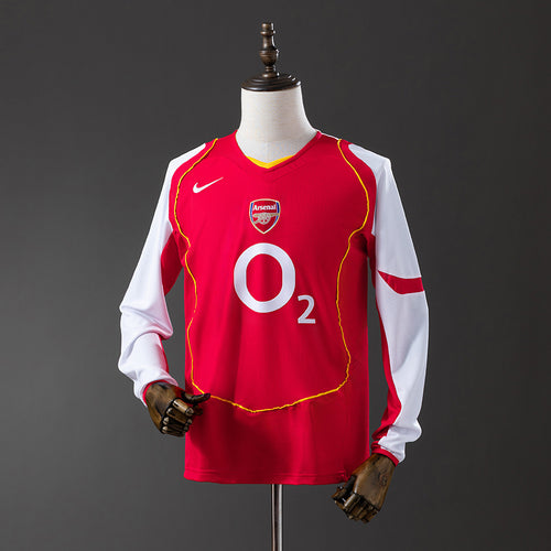 Arsenal 04-05 Home Long Sleeve Retro Jersey detail