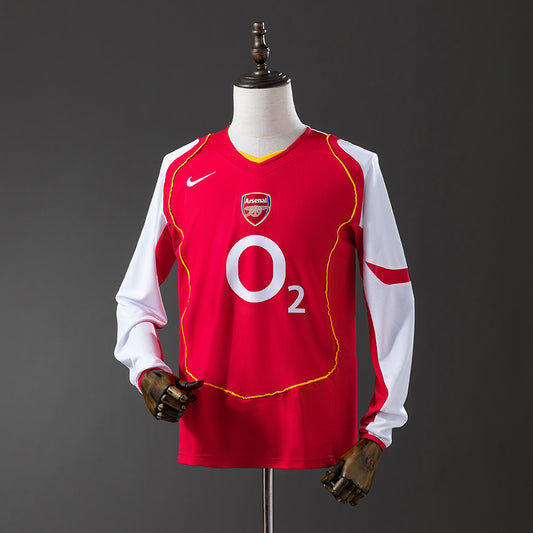 Arsenal 04-05 Home Long Sleeve Retro Jersey detail