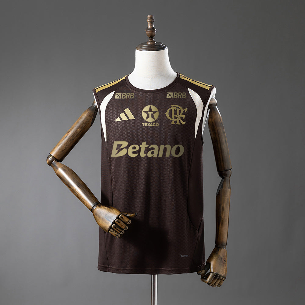 Flamengo 26-27 All Sponsored Training - Brown Vest Jersey