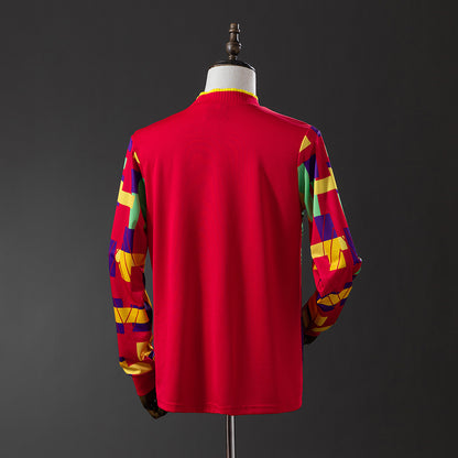 England 1996 Goalkeeper Long Sleeve Retro Jersey