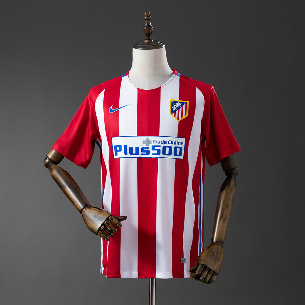 Atletico Madrid 16-17 Home Retro Jersey detail