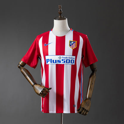 Atletico Madrid 16-17 Home Retro Jersey detail