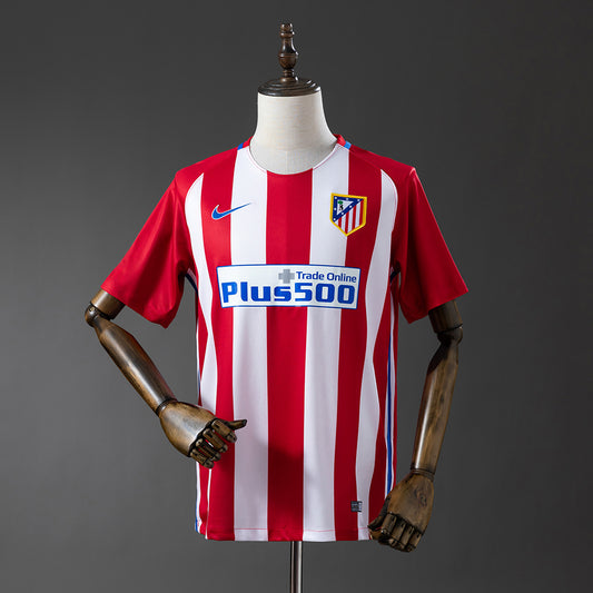 Atletico Madrid 16-17 Home Retro Jersey detail