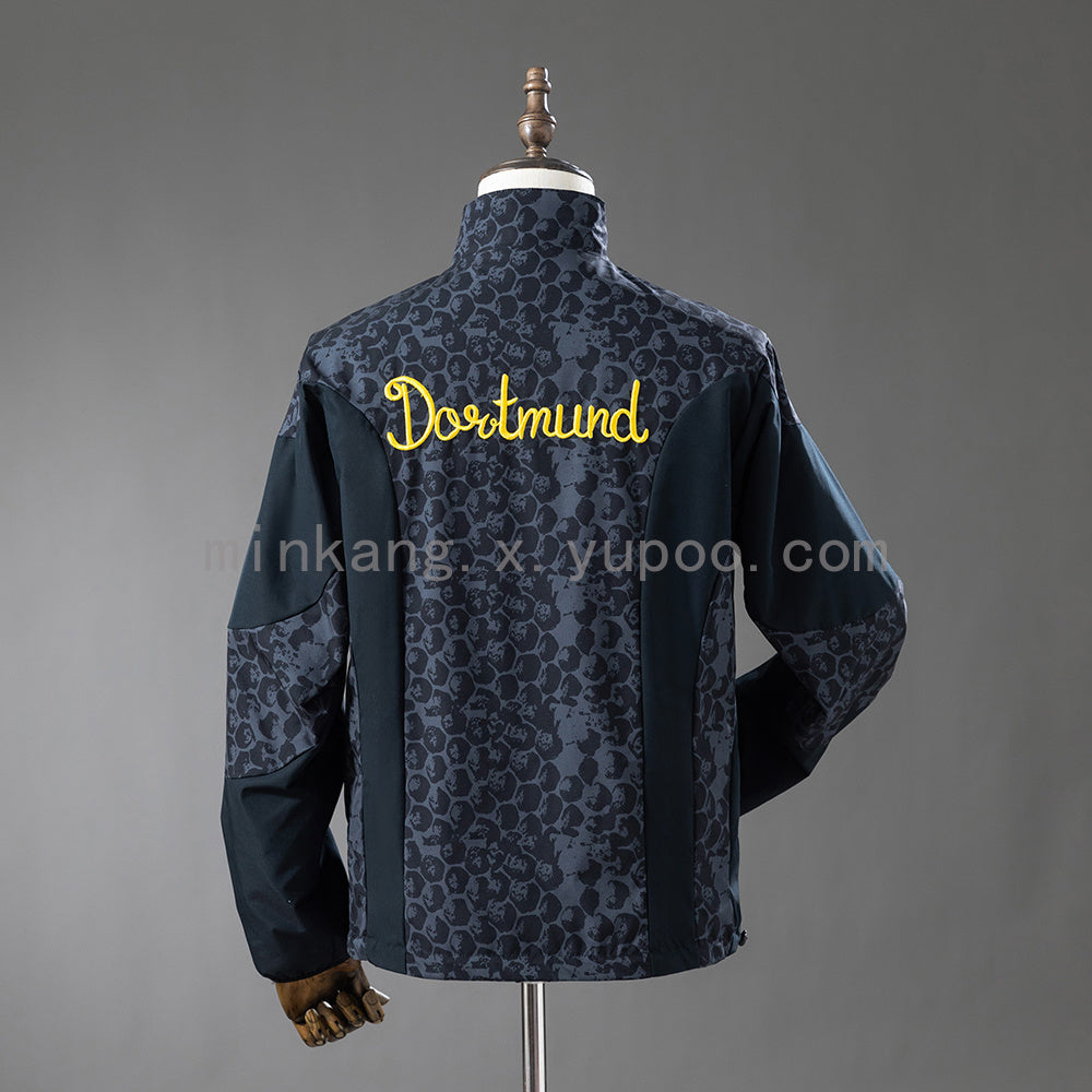 Borussia Dortmund Reversible Jacket Windbreaker- Black detail