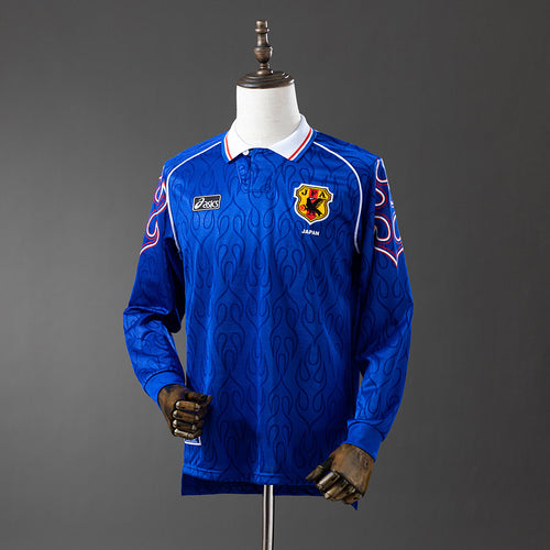 Japan 1998 Home Long Sleeve Retro Jersey detail