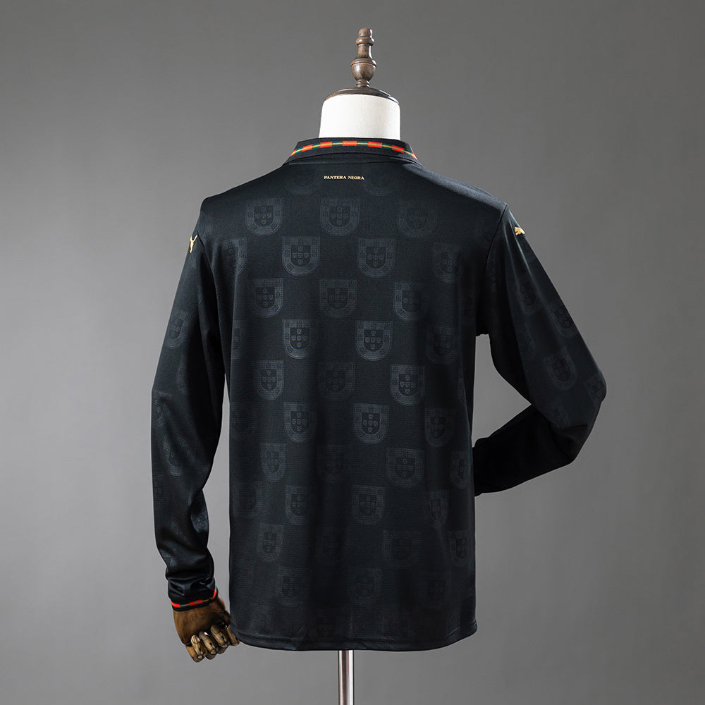 Portugal 2026 Special Edition - Black Panther Long-Sleeve Jersey detail