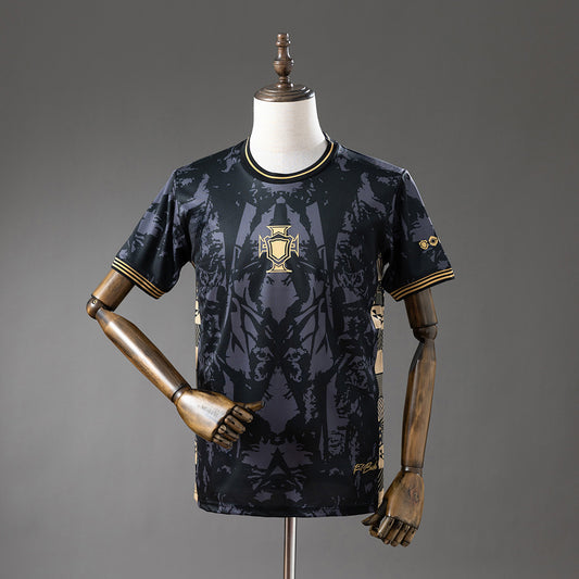 Portugal 26-27 Special Edition - Black Jersey detail