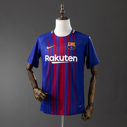 Barcelona 17-18 Home Retro Jersey detail