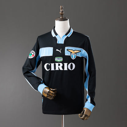 Lazio 98-99 Away Long Sleeve Retro Jersey detail