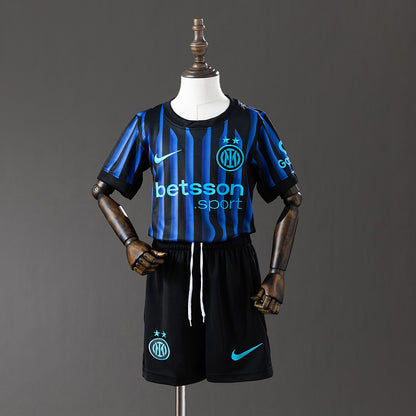 Inter Milan 25-26 Home kids kit Jersey detail