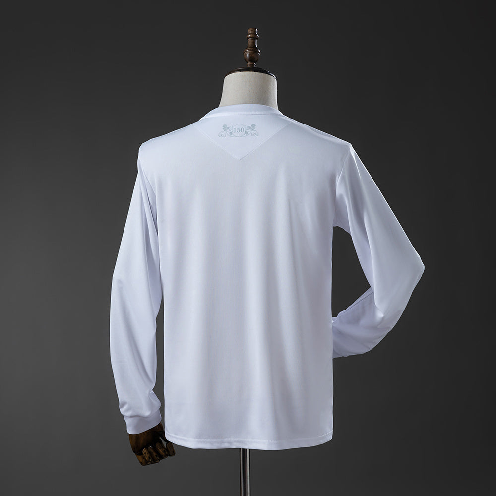 Blackburn Rovers 150th Anniversary Edition Long-Sleeved White Jersey detail