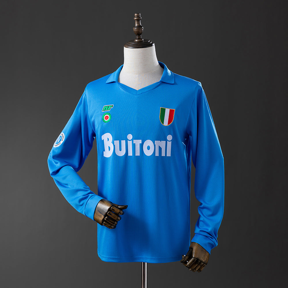 Retro Long Sleeve Napoli 87-88 Home detail
