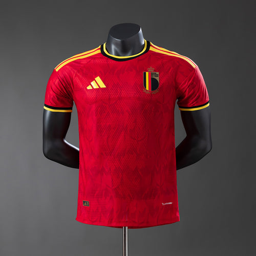 Belgium 2026 Home Player Version Jersey detail