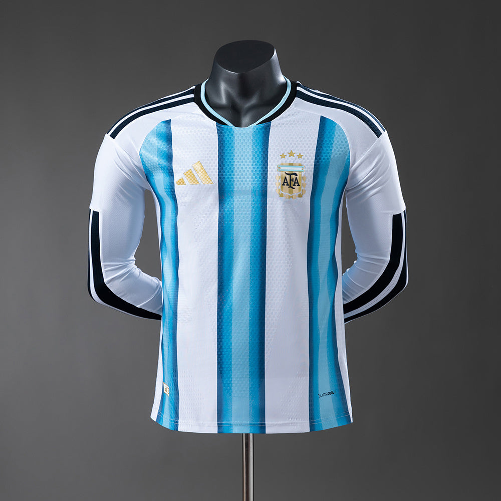 Argentina 2026 Home Long-Sleeve Player Version Jersey detail
