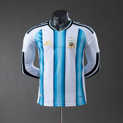 Argentina 2026 Home Long-Sleeve Player Version Jersey detail