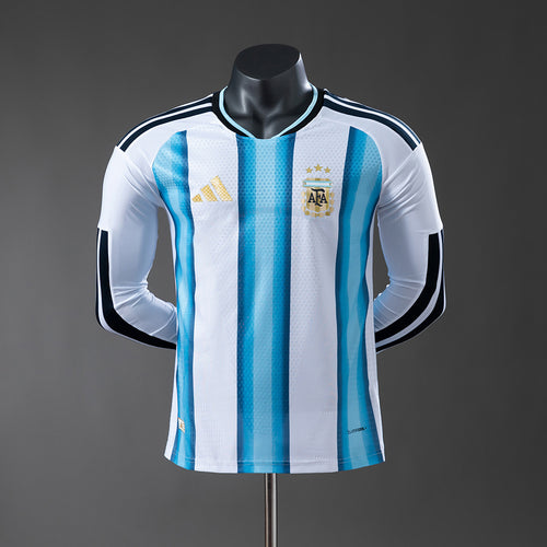 Argentina 2026 Home Long-Sleeve Player Version Jersey detail