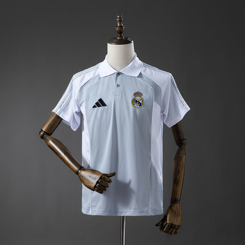 Real Madrid 25-26 POLO - Grey & White