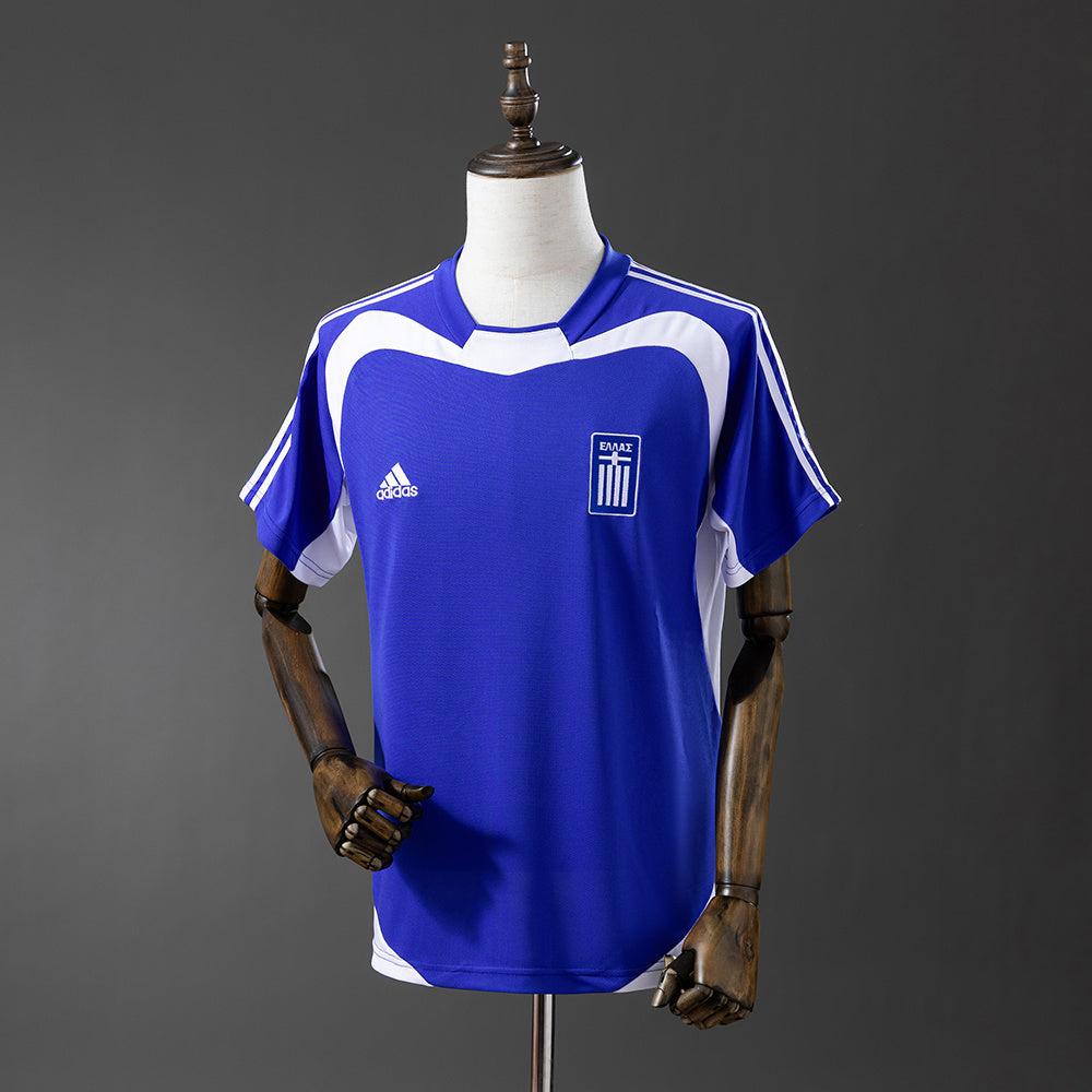 Greece 2004 Home Retro Jersey detail