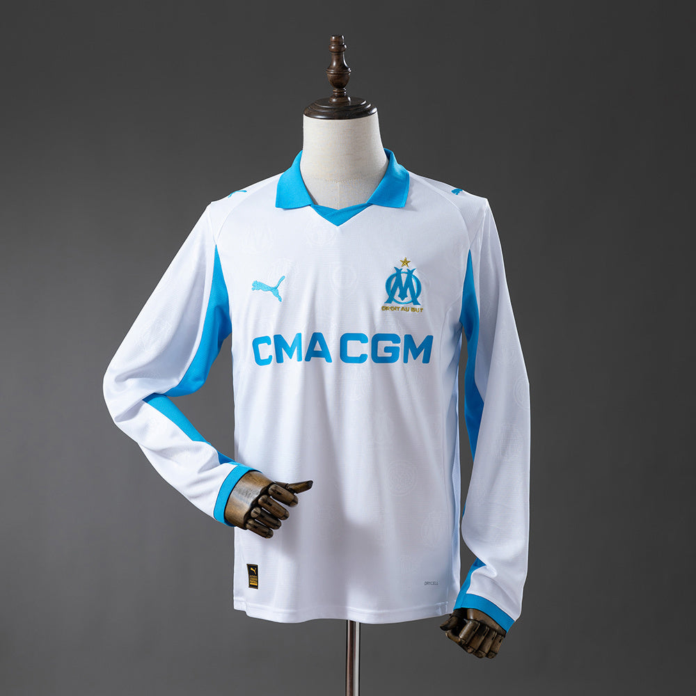 Marseille 25-26 Home Long-sleeved Jersey detail