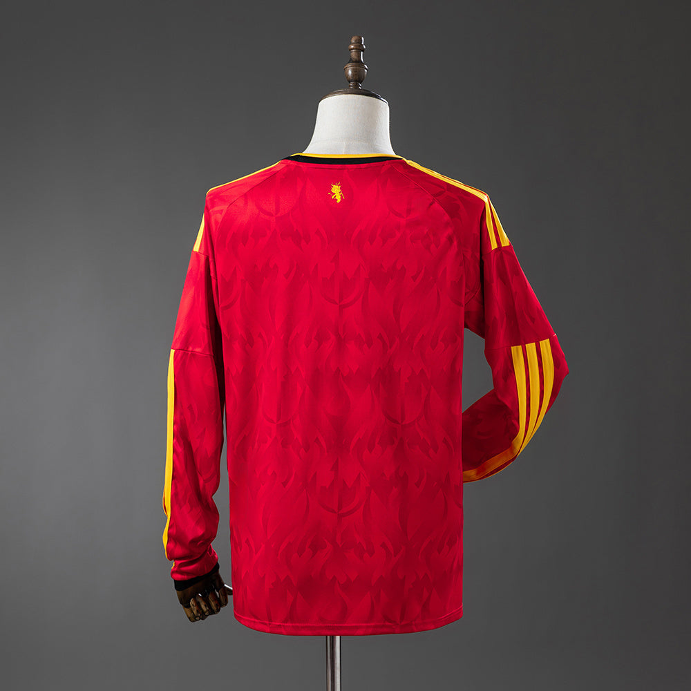 Belgium 2026 Home Long-Sleeve Jersey detail