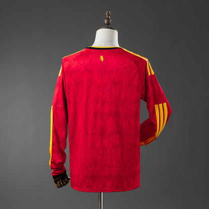 Belgium 2026 Home Long-Sleeve Jersey detail