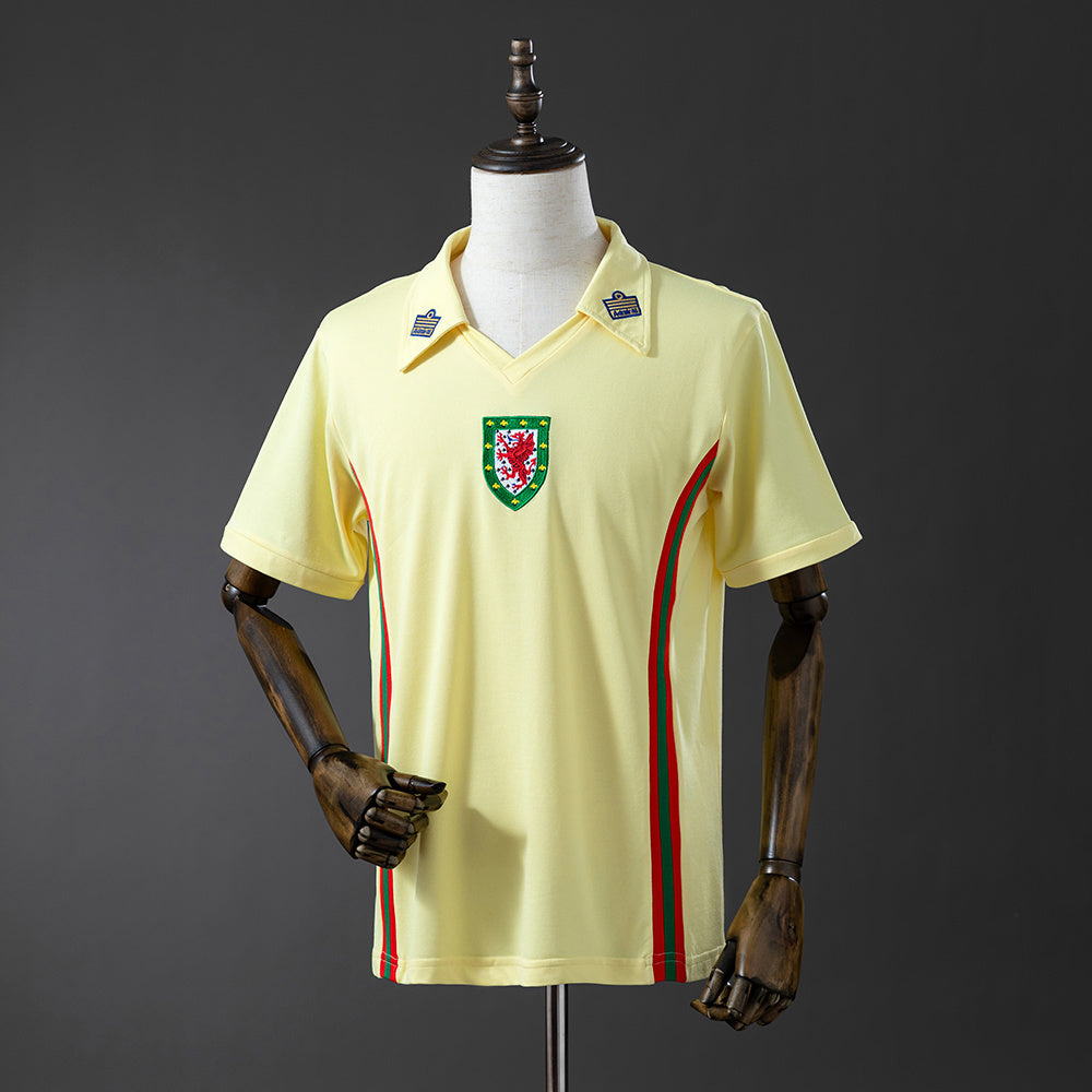 Wales 1976-79 Away Retro Jersey detail