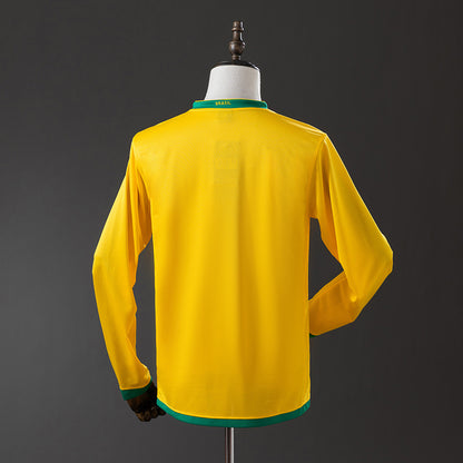 Brazil 2006 Home Long Sleeve Retro Jersey