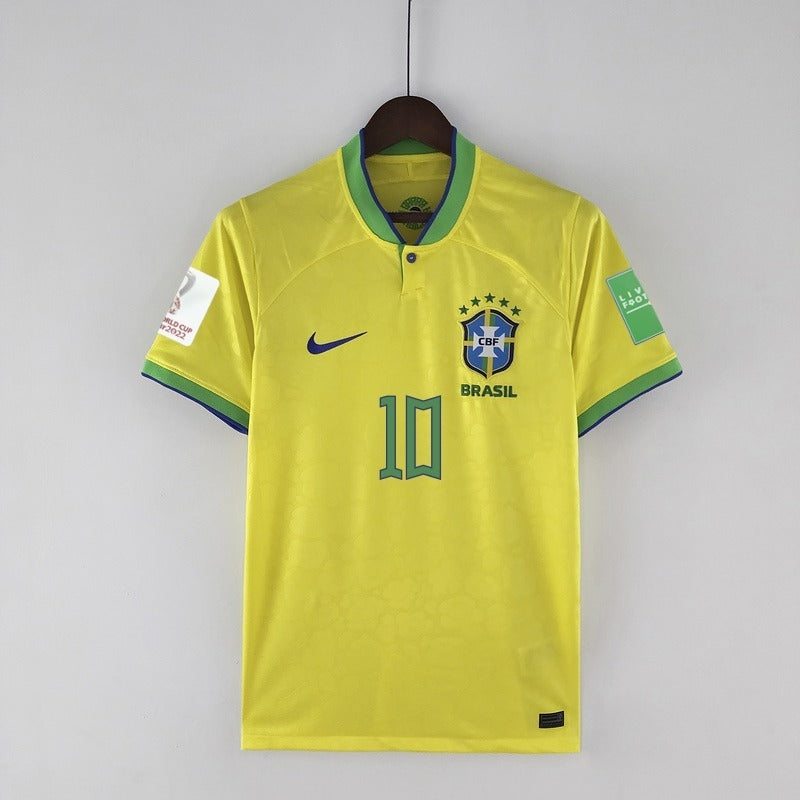 2022 Brazil World Cup jersey home detail
