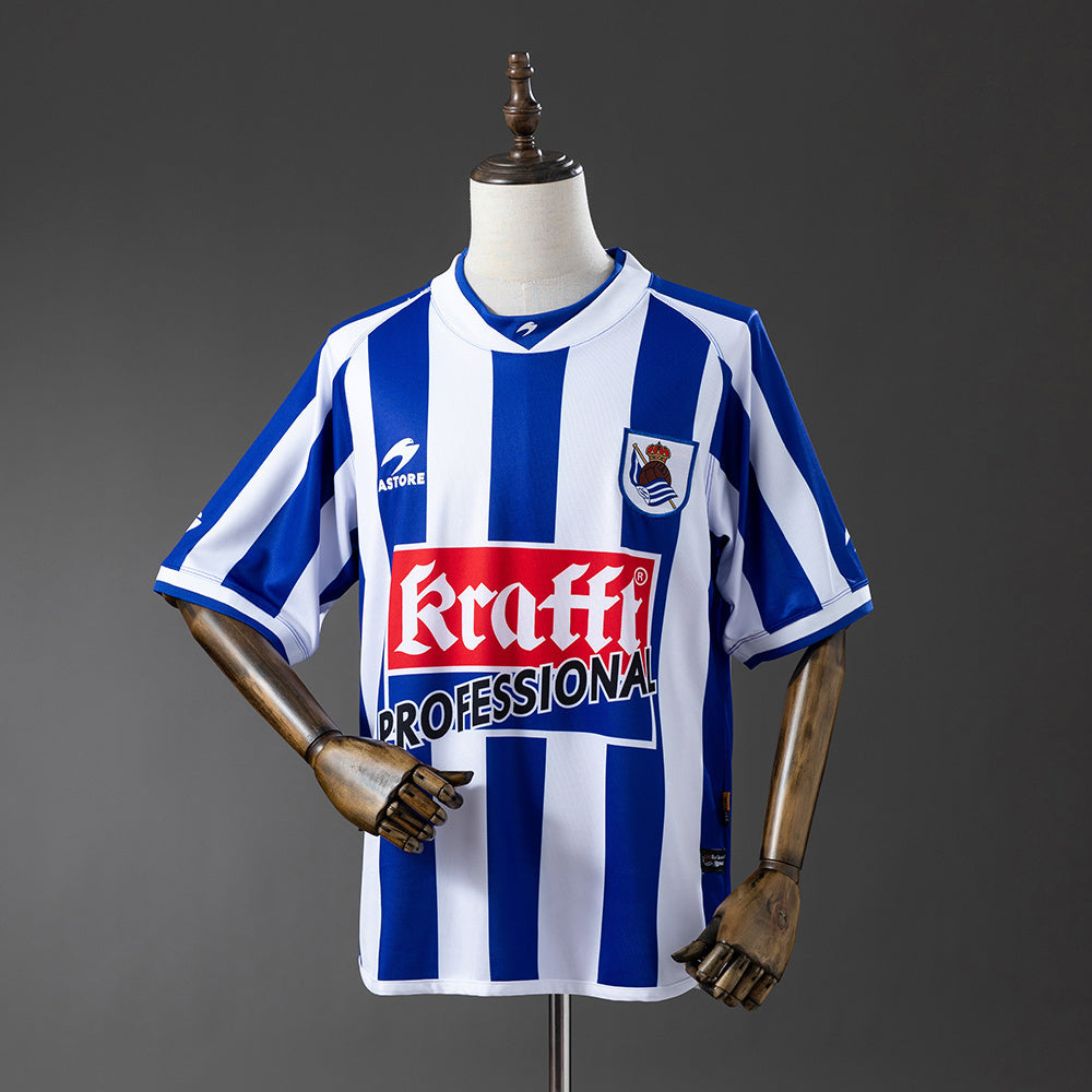 Retro Real Sociedad 02-03 Home detail