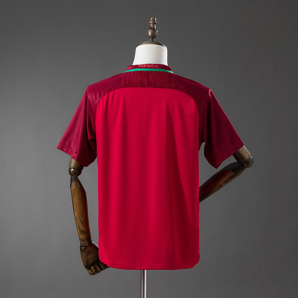 Portugal 2018 Home Retro Jersey detail