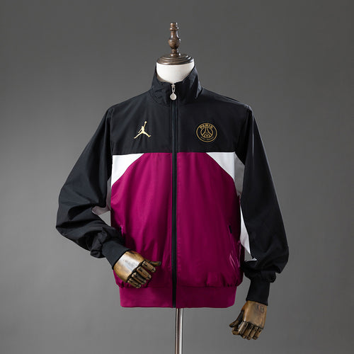 PSG Collaboration Windbreaker - Black & Psychedelic Purple