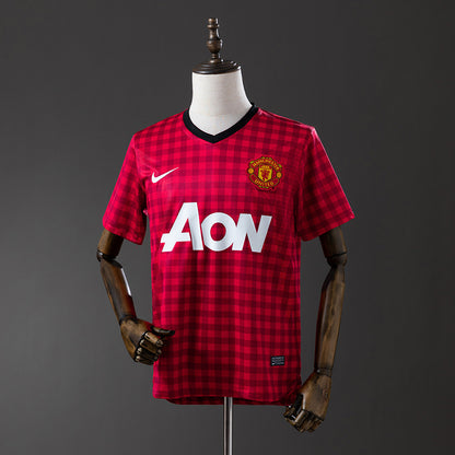 M-U 12-13 Home Retro Jersey detail