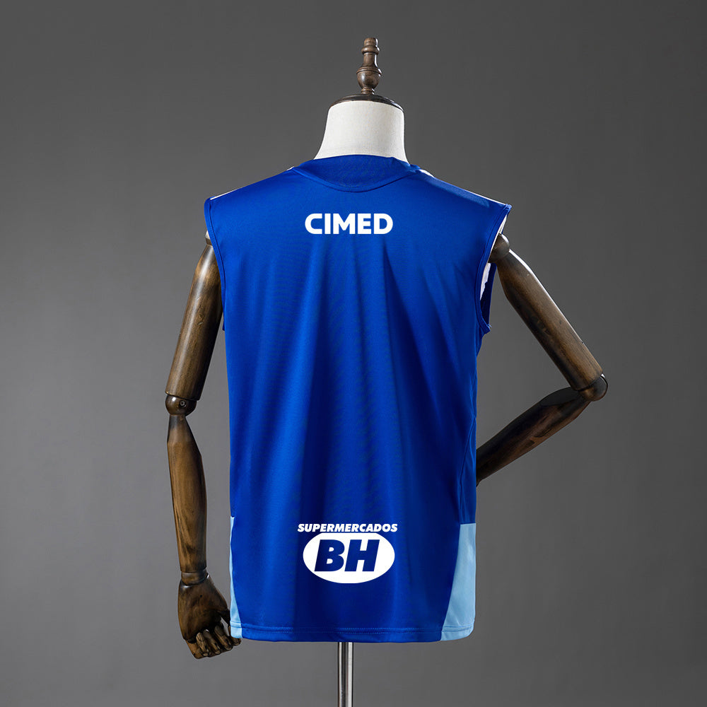 Cruzeiro 26-27 All sponsors Training - Blue Vest Jersey